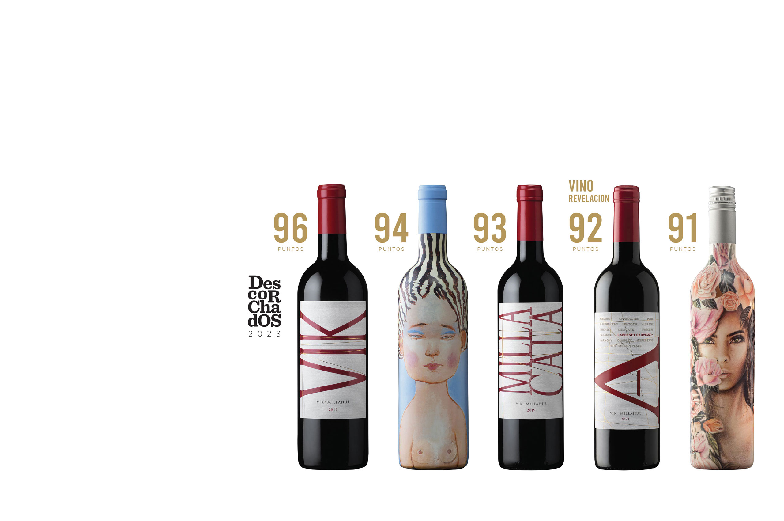 VIK 2017 é reconhecido com 96 pontos no guia de vinhos Descorchados 2023