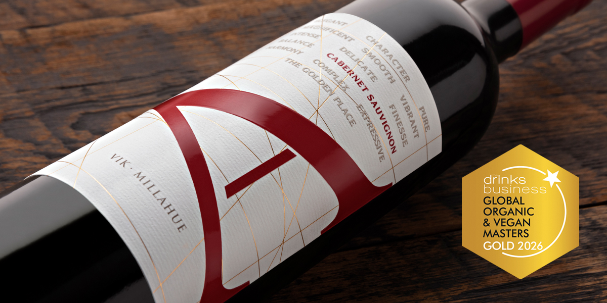 VIK “A” CABERNET SAUVIGNON 2024 CONQUISTA EL ORO EN THE GLOBAL ORGANIC & VEGAN WINE MASTERS 2026