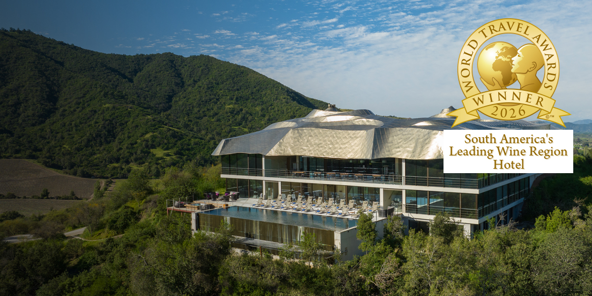 VIK CHILE ES ELEGIDO POR CUARTO AÑO CONSECUTIVO COMO EL MEJOR HOTEL EN REGIÓN VITIVINÍCOLA DE SUDAMÉRICA
